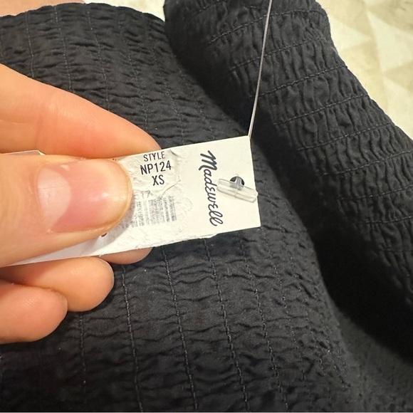 Madewell The Melody Smocked Midi Dress - Picture 7 of 7